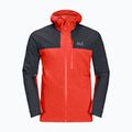 Jack Wolfskin Herren Go Hike Regenjacke rot 1114051 7