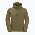 Jack Wolfskin Herren Mainkai Regenjacke braun 1115761 5