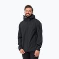 Jack Wolfskin Herren Regenjacke Elsberg 2.5L schwarz 1115881_6000_003