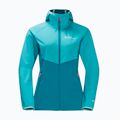 Jack Wolfskin Damen Go Hike Softshell Jacke blau 1306862 4