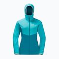 Jack Wolfskin Damen Go Hike Softshell Jacke blau 1306862 5