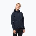 Damen Softshelljacke Jack Wolfskin Bornberg Hoody navy blau 1307691