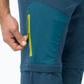 Herren Softshell-HoseJack Wolfskin Glastal Zip Away navy blau 1508301 5