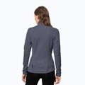 Jack Wolfskin Damen-Trekkingjacke Peak Grid Fleece grau 1710351 2