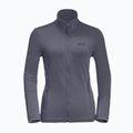 Jack Wolfskin Damen-Trekkingjacke Peak Grid Fleece grau 1710351 4
