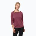 Jack Wolfskin Damen-Trekking-T-Shirt Jwp 3/4 rot 1806655