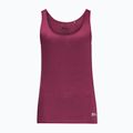 Jack Wolfskin Damen-Trekking-T-Shirt Pack & Go Tank rot 1807283 3