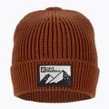 Jack Wolfskin Edo Badge Beanie karminrote Wintermütze 2