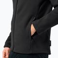 Jack Wolfskin Herren Fleecejacke Winterstein Fz schwarz 4