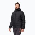 Herren Jack Wolfskin Ather Down Hoody Regenjacke schwarz