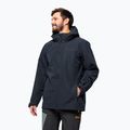 Jack Wolfskin Herren Regenjacke Fernblick 2L Nachtblau