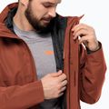 Jack Wolfskin Herren Regenjacke Feldberg Luntal 3in1 karminrot 8