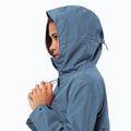 Damen Jack Wolfskin Cape West Regenmantel elementar blau 5