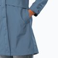 Damen Jack Wolfskin Cape West Regenmantel elementar blau 6