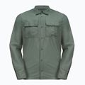 Jack Wolfskin Barrier L/S hedge grünes Herren-Trekkinghemd 5