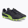 PUMA King Hero 21 FG Herren Fußballschuhe schwarz-grün 106554 05 4