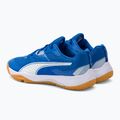 Volleyballschuhe Kinder PUMA Solarflash Jr II blau-weiß 168833 3
