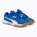 Volleyballschuhe Kinder PUMA Solarflash Jr II blau-weiß 168833 4