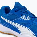 Volleyballschuhe Kinder PUMA Solarflash Jr II blau-weiß 168833 9