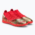 Kinder Fußballschuhe PUMA Future Z 3.4 Neymar Jr. TT orange und gold 107108 01 4