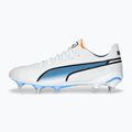 PUMA King Ultimate MXSG Herren Fußballschuhe puma weiß/puma schwarz/blau glimmer/ultra orange 11