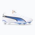 PUMA King Ultimate MXSG Herren Fußballschuhe puma weiß/puma schwarz/blau glimmer/ultra orange 2