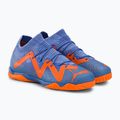 PUMA Future Match IT+Mid JR Fußballschuhe für Kinder blau/orange 107198 01 4