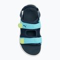 PUMA Evolve PS dunkle Nacht/Heldenblau/Lilienkissen Kindersandalen 5