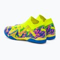 PUMA Future Match Energy IT + Mid Jr Kinder Fußballschuhe Ultra Blau/Gelb Alert/Leuchtend Pink 3