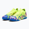 PUMA Future Match Energy IT + Mid Jr Kinder Fußballschuhe Ultra Blau/Gelb Alert/Leuchtend Pink 13
