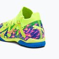 PUMA Future Match Energy IT + Mid Jr Kinder Fußballschuhe Ultra Blau/Gelb Alert/Leuchtend Pink 14
