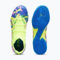 PUMA Future Match Energy IT + Mid Jr Kinder Fußballschuhe Ultra Blau/Gelb Alert/Leuchtend Pink 15