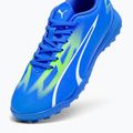 PUMA Ultra Play TT Jr Kinder Fußballschuhe ultra blau/puma weiß/pro grün 12