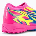 PUMA Match Ll Energy TT + Mid Jr Kinder Fußballschuhe leuchtend pink/ultra blau/gelb alert 9