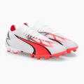 PUMA Ultra Match FG/AG Herren Fußballschuhe puma weiß/puma schwarz/fire orchid 4