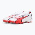 PUMA Ultra Match FG/AG Herren Fußballschuhe puma weiß/puma schwarz/fire orchid 13