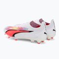 PUMA Ultra Ultimate FG/AG Herren Fußballschuhe puma weiß/pum schwarz/fire orchid 3