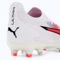 PUMA Ultra Ultimate FG/AG Herren Fußballschuhe puma weiß/pum schwarz/fire orchid 9