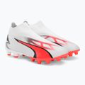 PUMA Ultra Match+ Ll FG/AG Herren Fußballschuhe puma weiß/puma schwarz/fire orchid 6