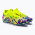 PUMA Future Match Energy FG/AG Herren Fußballschuhe Ultra Blau/Gelb Alert/Leuchtend Pink 4