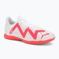 PUMA Future Play IT Herren Fußballschuhe puma weiß/feuerorchidee