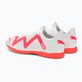PUMA Future Play IT Herren Fußballschuhe puma weiß/feuerorchidee 5