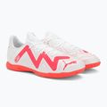 PUMA Future Play IT Herren Fußballschuhe puma weiß/feuerorchidee 6