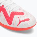 PUMA Future Play IT Herren Fußballschuhe puma weiß/feuerorchidee 9