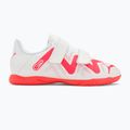 PUMA Future Play IT V Jr Kinder Fußballschuhe puma weiß/feuerorchidee 2