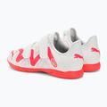 PUMA Future Play IT V Jr Kinder Fußballschuhe puma weiß/feuerorchidee 3