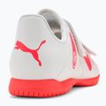 PUMA Future Play IT V Jr Kinder Fußballschuhe puma weiß/feuerorchidee 9