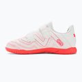 PUMA Future Play IT V Jr Kinder Fußballschuhe puma weiß/feuerorchidee 10