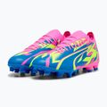 PUMA Ultra Match Energy FG/AG Herren Fußballschuhe leuchtend pink/gelb/ultra blau 11