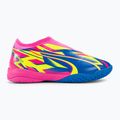 PUMA Ultra Match LL Energy IT+Mid Jr Kinder Fußballschuhe leuchtend pink/ultra blau/gelb alert 2